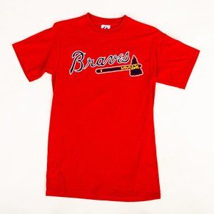 Braves Jeff Francoeur #7 Red Short Sleeve T-shirt Men's M